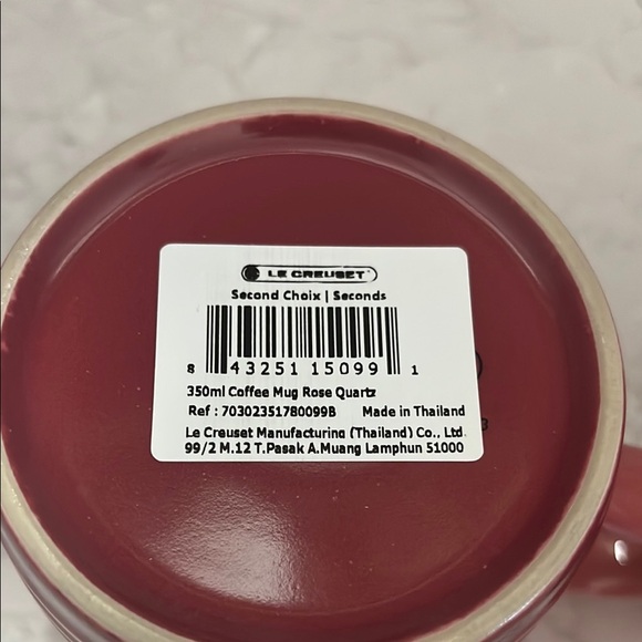 Le Creuset Rose Quartz Mugs Set - Picture 4 of 4